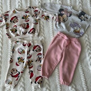 Disney Primark Mickey & Minnie set bundle size 12-18